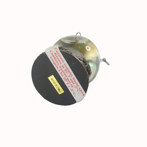 Vintage Shepherd With Lamb Nativity Hanging Snow Globe Christmas Ornament - Picture 4 of 4